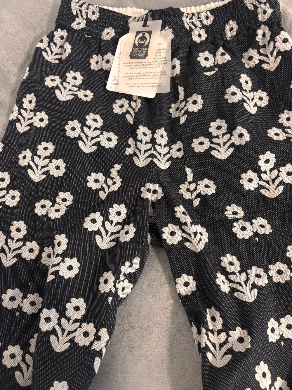 Ace & Jig Sinclair pants S NWT - gardenia